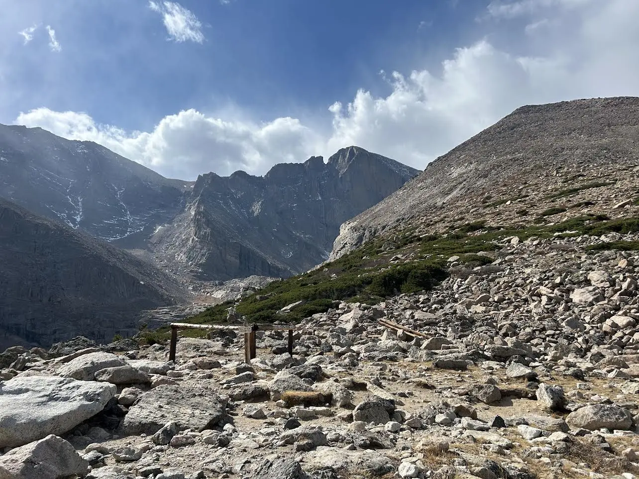 Panoramic view of the fron range